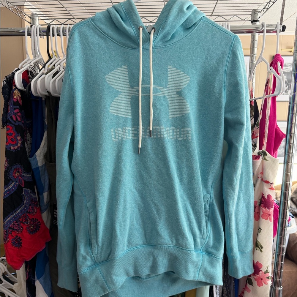Under Armour Women's Teal Hoodie Sweater
